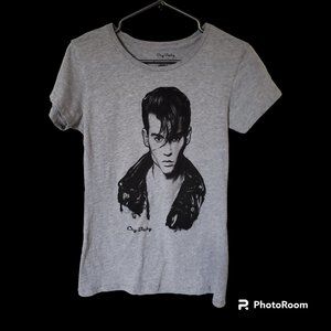 Cry Baby T-Shirt Johnny Depp Gray XL